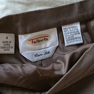 Talbots Silk Fully Lined Maxi Skirt